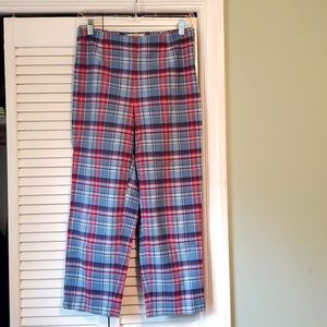 Talbots Size 8 Red/White/Blue capris
